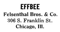 Felsenthal Brothers & Co. jewelry mark