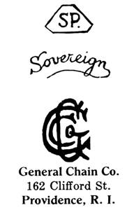 General Chain Co. jewelry mark