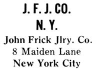 John Frick Jewelry Co. jewelry mark
