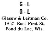 Glasow & Leitman Co. jewelry mark