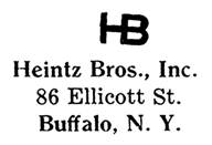 Heintz Bros. jewelry mark