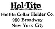Holtite Collar Hold Co. jewelry mark
