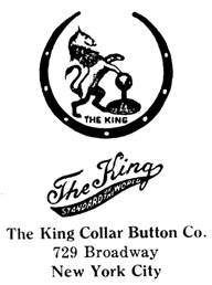 King Collar Button Co. jewelry mark
