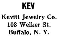 Kevitt Jewelry Co. jewelry mark