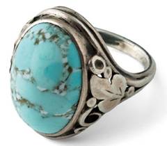 Gilbert Oakes silver ring