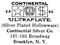 Continental Silver Co. silver mark