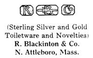 R. Blackinton & Co. silver mark