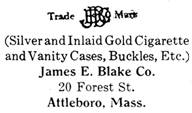 James E. Blake Co. silver mark