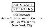 Artcraft Silversmith Co. silver mark