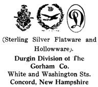 Durgin silver mark