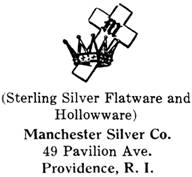 Manchester Silver Co. silver mark