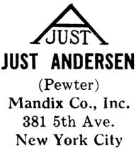 Mandix Co. silver mark - Just Andersen