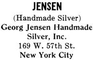 Georg Jensen Handmade Silver silver mark