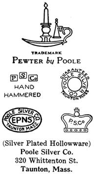 Poole Silver Co. silver mark