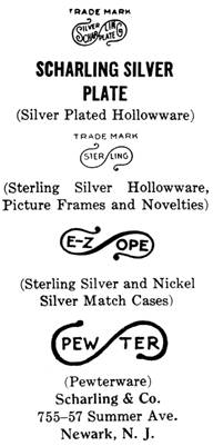 Scharling & Co. silver mark