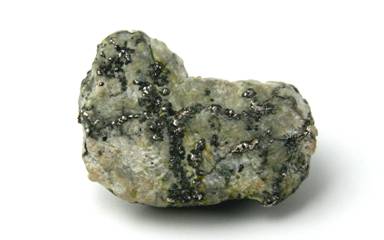 Native silver in calcite from Gowganda, Canada