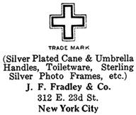 J. F. Fradley & Co. silver mark