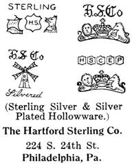 Hartford Sterling Co. silver mark