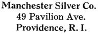 Manchester Silver Co. silver mark
