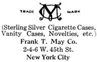 Frank T. May Co. silver mark