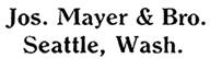 Jos. Mayer & Bro. silver mark