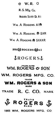 William Rogers Mfg. Co. silver mark