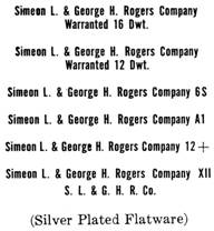Simeon L. & George H. Rogers Co. silver mark