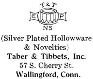 Taber & Tibbets silver mark