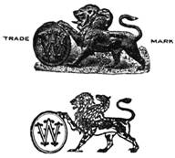 Whiting Mfg. Co. silver mark