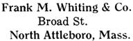 Frank M. Whiting & Co. silver mark