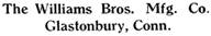 Williams Bros. Mfg. Co. silver mark