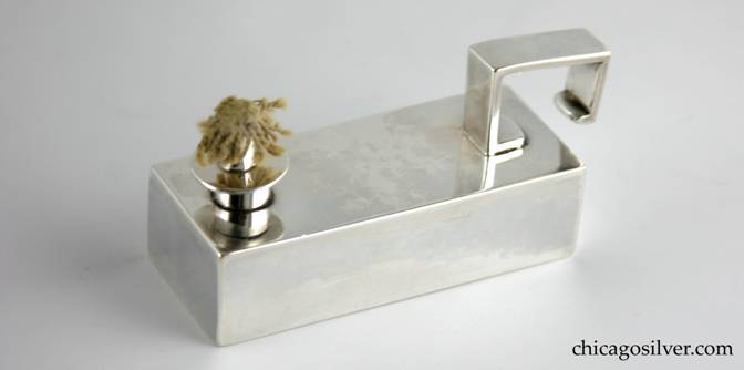 Lighter from Kalo tray, smokers, rectangular with matching removable lighter (2 pieces).  