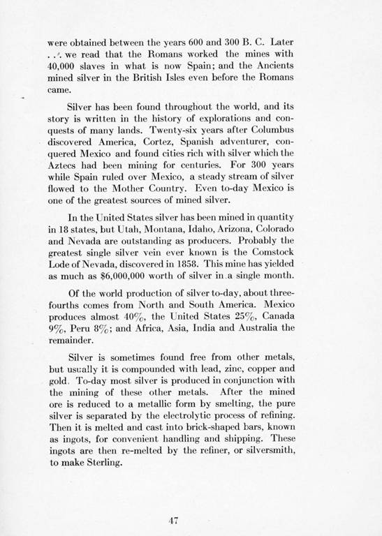 Page from The Story of Sterling 