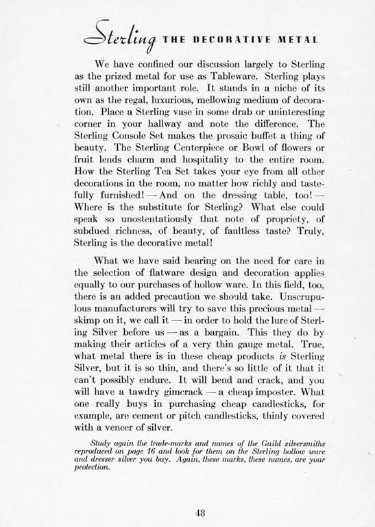 Page from The Story of Sterling 