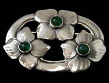 Kalo Shop silver brooch