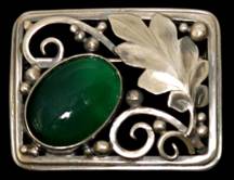 Laurence Foss silver brooch