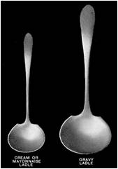 Guide to servers and utensils -- ladles