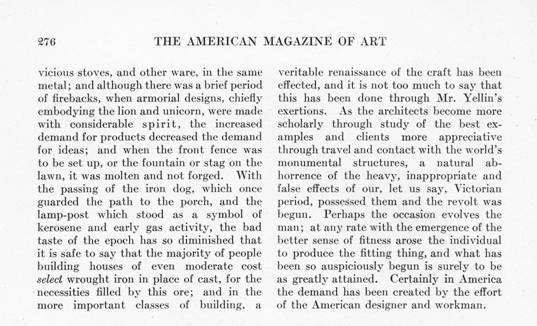 Samuel Yellin article