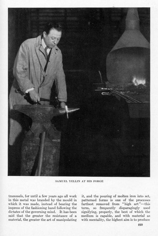 Samuel Yellin article