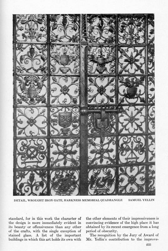 Samuel Yellin article
